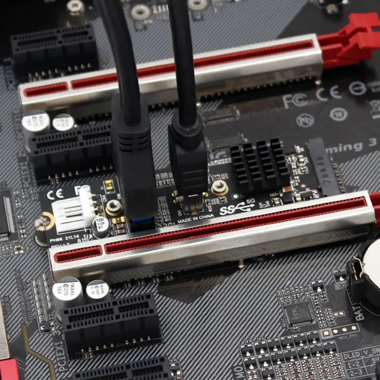 Адаптер M.2 NVMe PCIe на USB 3.1 TYPE-E и 19/20PIN для передней панели
