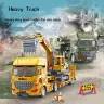 Инерционный грузовик-транспортер для экскаватора