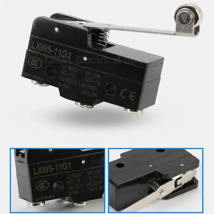 Концевой выключатель LXW5-11G1/Z-15GW2-B 15A 380V с роликовым рычагом