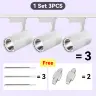 3 lights set white / 3-color changable