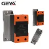 Твердотельное реле GEYA GSR2-1 SSR DIN Rail 10A-120A DC управление AC
