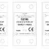 Твердотельное реле GEYA GSR2-1 SSR DIN Rail 10A-120A DC управление AC