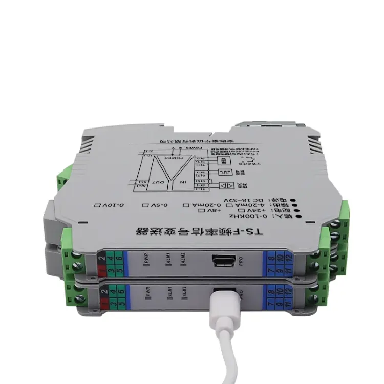 Интеллектуальный изолятор частоты TS-F, 0-10V/4-20mA, отклик ≤1мс