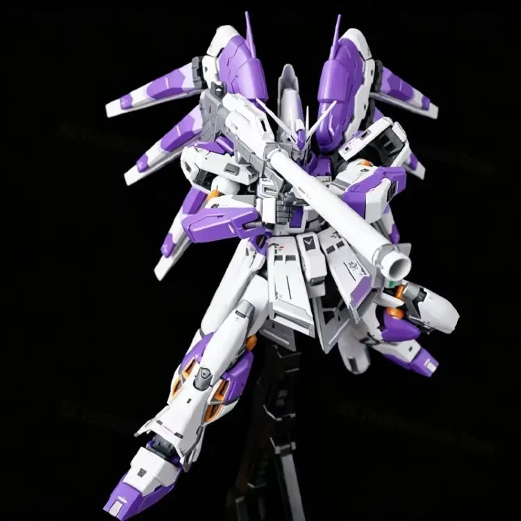 Пластиковая модель робота RX-93-ν2 Hi ν фиолетовая RG 1/100