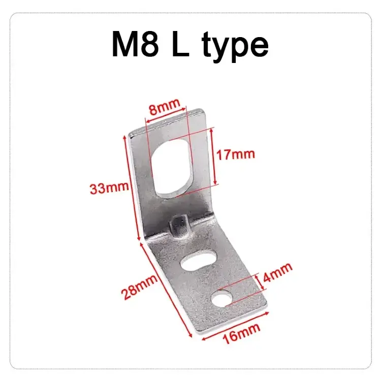 Держатель для датчика приближения M8 M12 M18 M30 SN04, 10 шт
