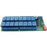 16-канальный релейный модуль DC 12V RS485 Modbus RTU для ПЛК и автоматизации