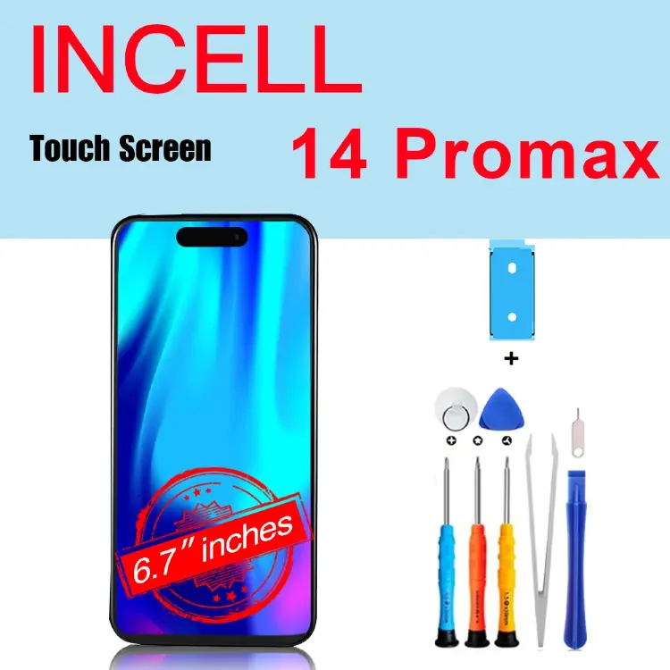 Экран LCD OLED для iPhone 14 Pro 15 Plus 13 Pro Max с инструментами для замены