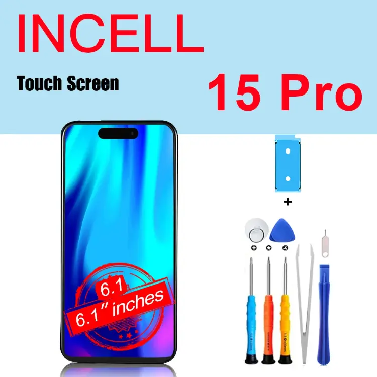 Экран LCD OLED для iPhone 14 Pro 15 Plus 13 Pro Max с инструментами для замены