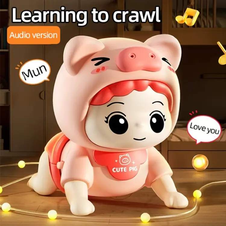 Развивающая игрушка для ползания с музыкой и светом