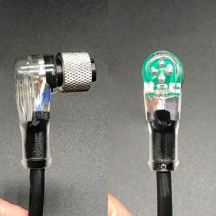 Кабель M12 4-контактный PVC IP67 5м с разъемами тип A