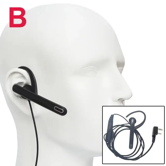 Гарнитура с микрофоном для раций Baofeng, Kenwood, Retevis