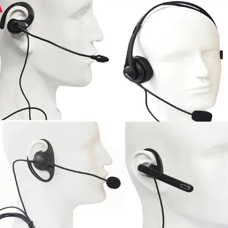 Гарнитура с микрофоном для раций Baofeng, Kenwood, Retevis