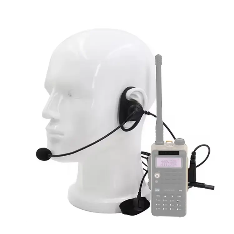 Гарнитура с микрофоном для раций Baofeng, Kenwood, Retevis