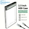 Внешний корпус для HDD/SSD 2.5" USB 3.2 с дисплеем