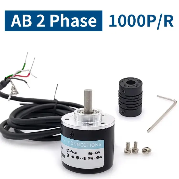 Инкрементальный энкодер 38S6G5-B-G24N AB 360 импульсов/об. NPN 5-24В