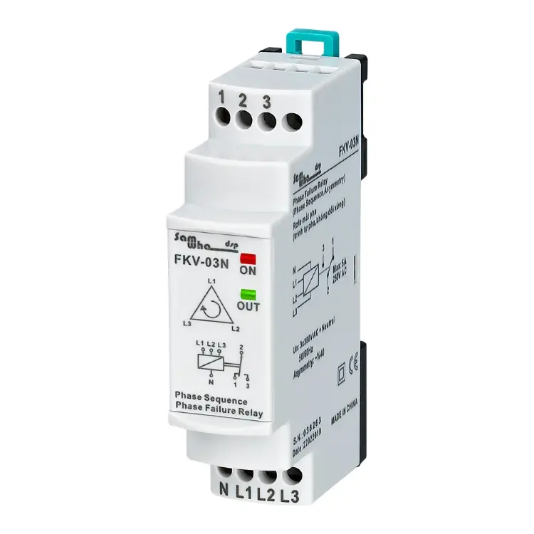 Реле контроля фаз Samwha-Dsp FKV-03N 3×380VAC