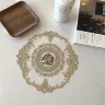 Бежевый с розовой вышивкой / 1PCS