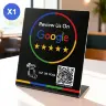 qr stand black 1pc