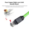 Соединительный кабель M12 D-тип на RJ45, 4-контактный, водонепроницаемый