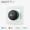 Умный термостат AVATTO WiFi для котла и теплого пола с голосовым управлением