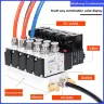 Электромагнитный клапан 4V210-08, 5-портовый, DC12V/24V/AC220V