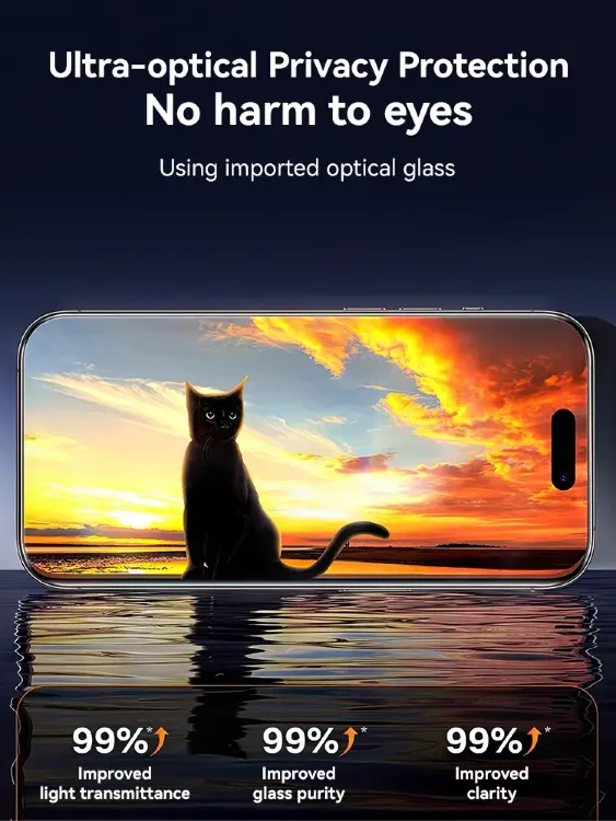 Защитное стекло Joyroom антишпионское для iPhone 18/17 Pro Max