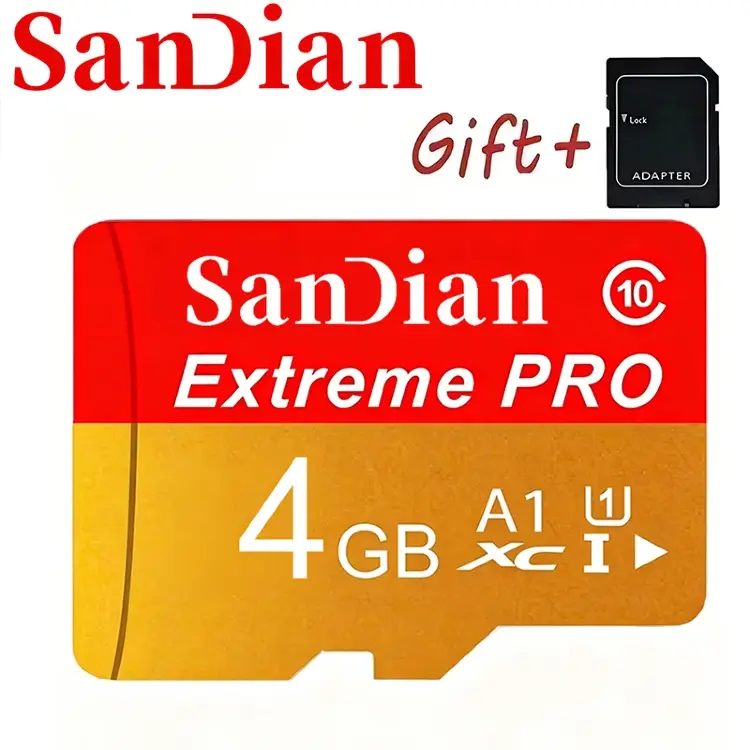 Карта памяти Micro SD TF 32-512 ГБ с адаптером