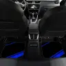 Автомобильные коврики универсальные с синей полосой, 4 шт.