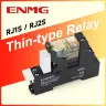 Реле промежуточное RJ1S/RJ2S 8A 24VDC на DIN-рейку 1NO1NC/2NO2NC