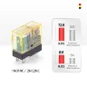 Реле промежуточное RJ1S/RJ2S 8A 24VDC на DIN-рейку 1NO1NC/2NO2NC