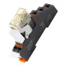 Реле промежуточное RJ1S/RJ2S 8A 24VDC на DIN-рейку 1NO1NC/2NO2NC