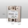 Твердотельное реле SSR 10DA 40A DIN-рельс с радиатором