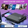 Внешний DVD-привод 7-в-1 USB 3.0 с концентратором и устройством чтения карт