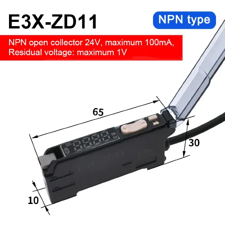Оптоволоконный фотоэлектрический сенсор N22 E3X-NA11 с цифровым дисплеем