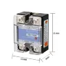 Реле твердотельное SSR DA AA 10-220A однофазное 3-32В DC 220В AC