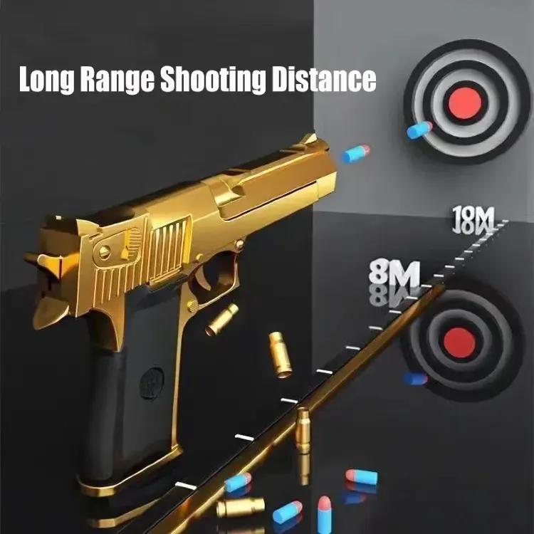 Игрушечный пистолет Desert Eagle с поролоновыми пулями