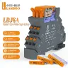 Реле LANBOO J6A на DIN-рейку 1NO1NC DC12V/DC24V со светодиодом