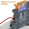 Реле LANBOO J6A на DIN-рейку 1NO1NC DC12V/DC24V со светодиодом
