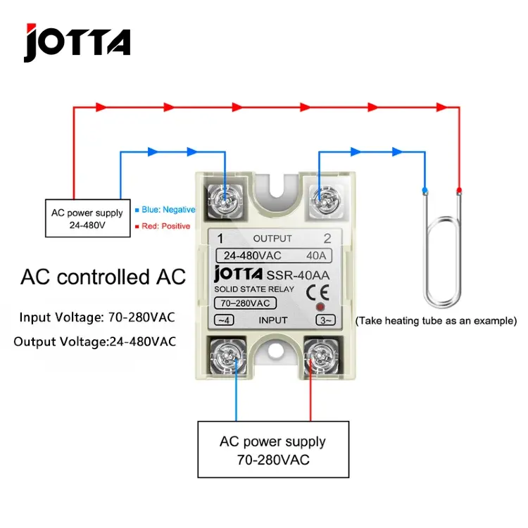 JOTTA SSR -10AA 25AA 40AA твердотельное реле управления переменным током