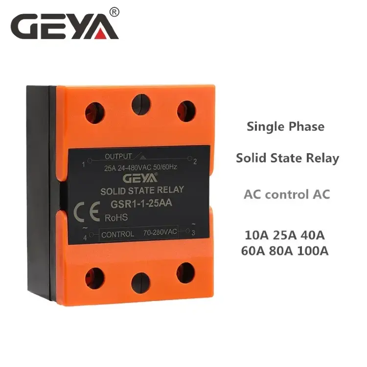 Твердотельное реле GEYA GSR1-1, 40A, управление DC