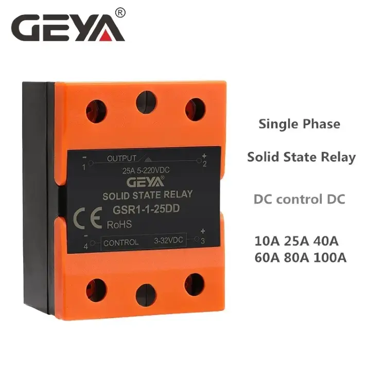 Твердотельное реле GEYA GSR1-1, 40A, управление DC