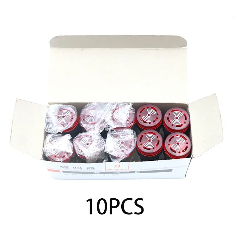 Сигнальный светодиод AD16-22SM 22мм с зуммером, DC12V/DC24V/AC220V, набор 10 шт